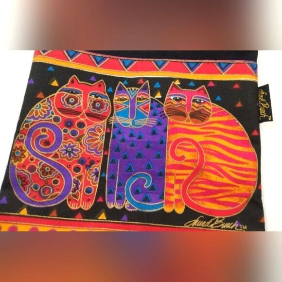 Laurel Burch Cat Purse Bag Crossbody Kitty Handbag - Picture 6 of 14